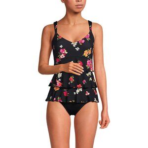 NWT Lands' End Womens Smoothing Fauxkini One Piece Swimsuit Size 2-18 LE198